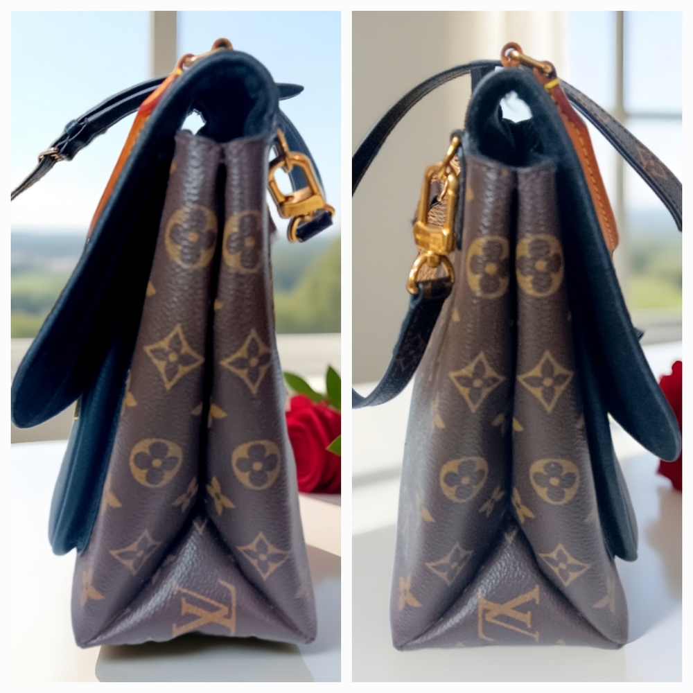 Louis Vuitton Marignan Monogram Canvas Grained Leather Bag ✨ PRISTINE CONDITION - Picture 11 of 17